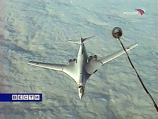 Ту-160 дозаправка в воздухе