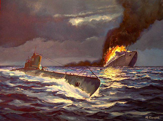 “С-13” мастерски атаковала и торпедировала вспомогательный немецкий крейсер “Генерал фон Штойбен”