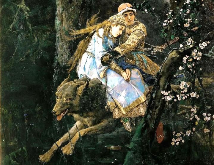 Картина «Иван-царевич на Сером Волке» (1889)