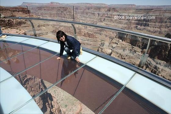 Grand Canyon SkyWalk стеклянный пол