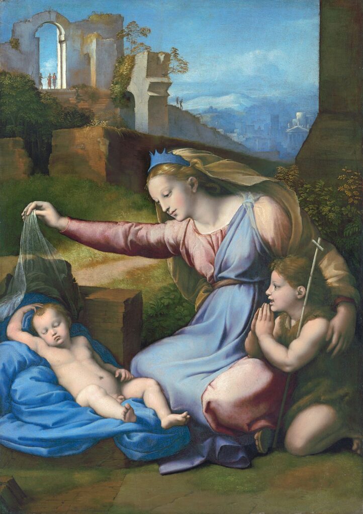 Рафаель «Мадонна с голубой диадемой» (1510-1512)