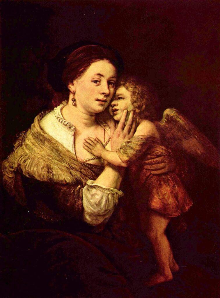Рембрандт «Венера и Купидон» (1657)