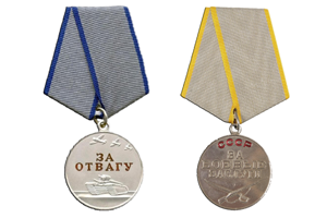 Лого статьи медали за отвагу