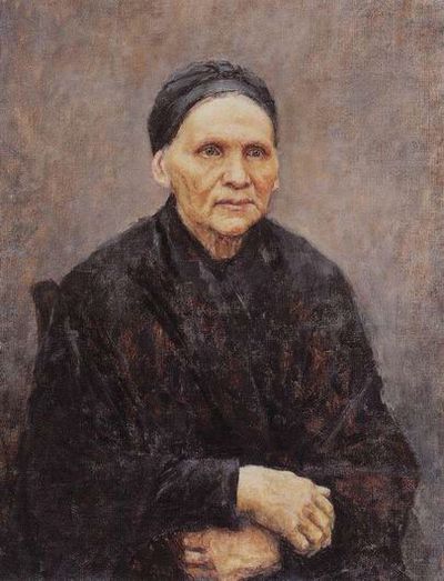 Портрет матери художника (П.Ф.Сурикова). 1887