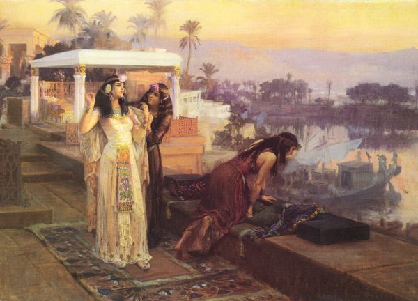 «Клеопатра на террасах Филы» американский художник Фредерик Артур Бриджмен.