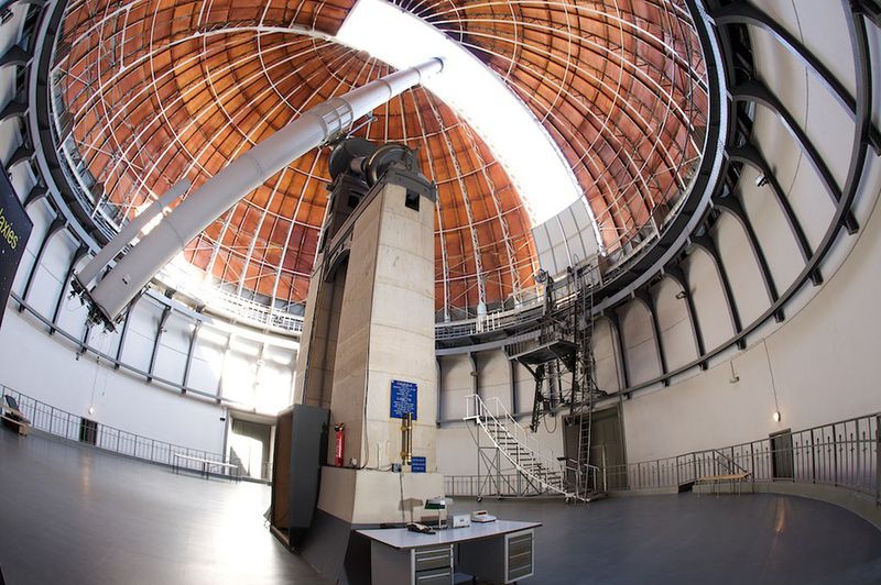 Внутри обсерватории в Ницце