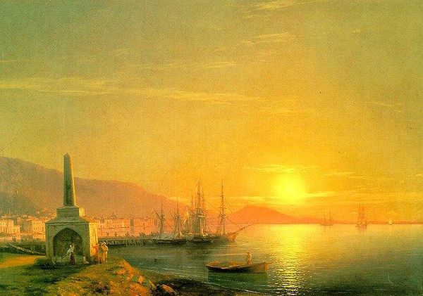 И. К. Айвазовский. «Феодосийский залив» (1855 год).