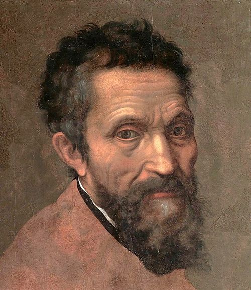 Портрет Микеланджело, кисти Даниэле да Вольтерра.