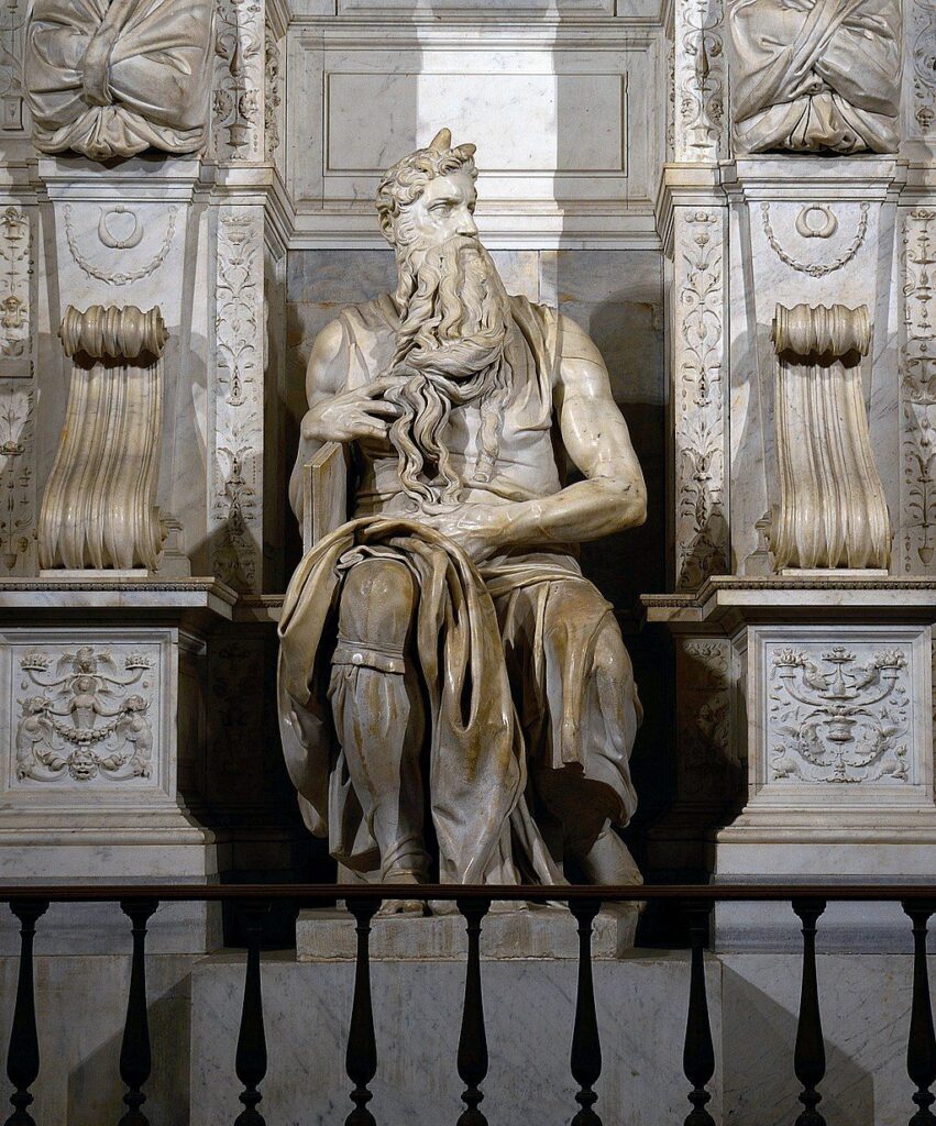 Моисей. Микеланджело. Церковь Сан-Пьетро-ин-Винколи, Рим.
