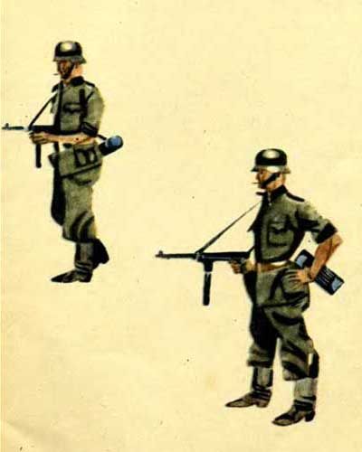 Немецкие солдаты.