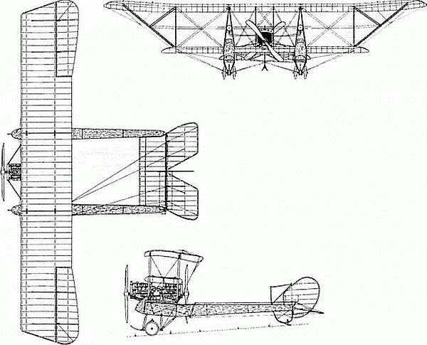 Схема самолёта С-19.