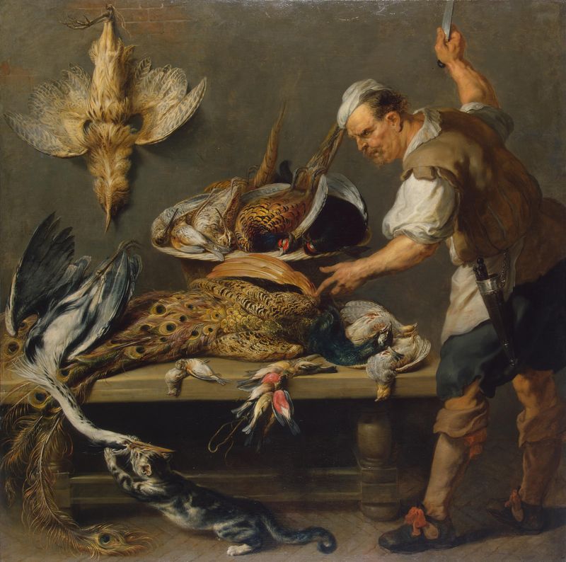 Франс Снейдерс. «Повар у стола с дичью». Около 1634–1637 годов.