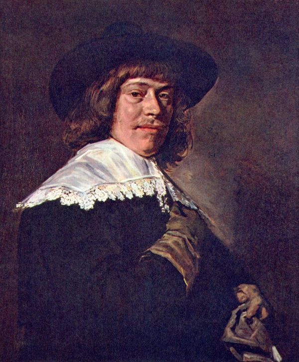 Франс Халс. «Портрет молодого человека с перчаткой в руке». 1650 год.