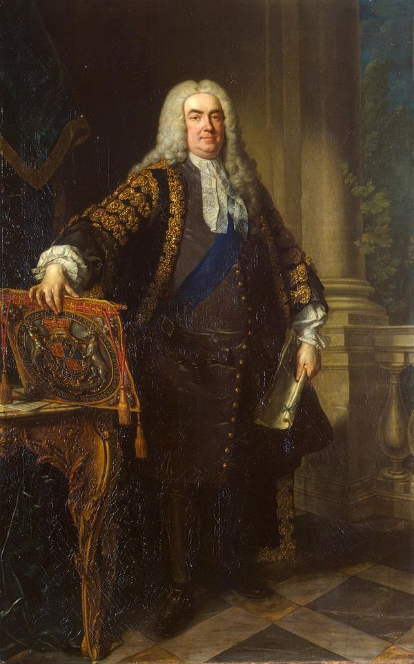 Ж. Б. Ван Лоо. Портрет сэра Роберта Уолпола. 1740