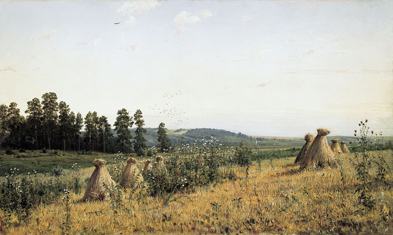 И. И. Шишкин. Полевой ландшафт. 1884. Третьяковская галерея.