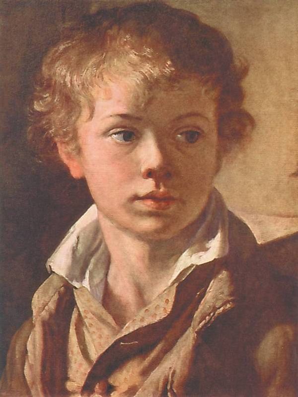 В. А. Тропинин. Портрет сына. 1818 г.