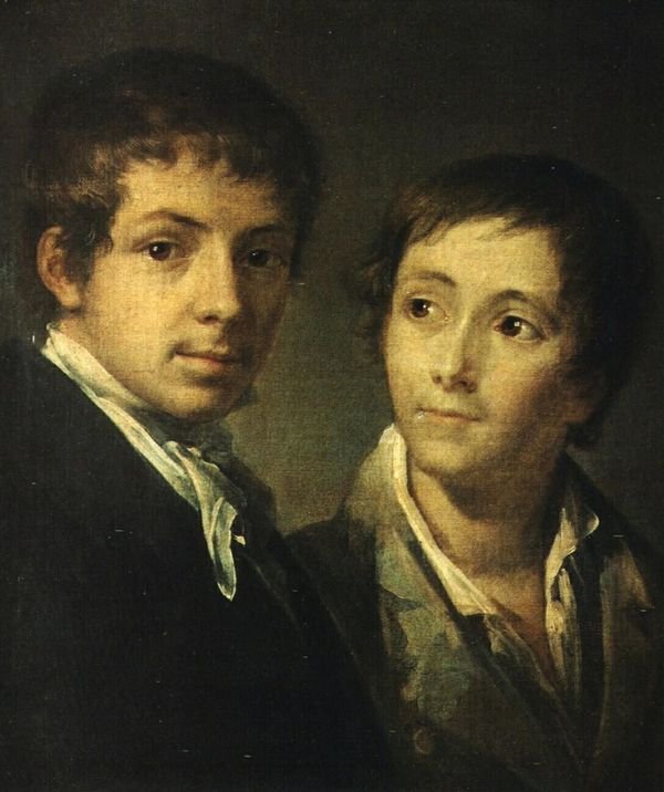 В. А. Тропинин. Портрет Н.И. и И. И. Морковых. 1813 г.