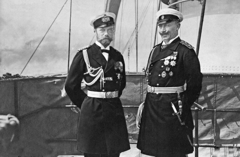 Николай II и Вильгельм II Император Германии.