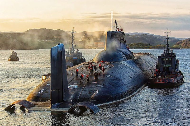 Самая большая подводная лодка проекта 941 «Акула».