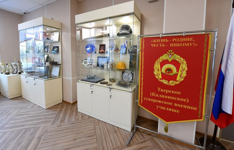 Экспозиция музея ТвСВУ.