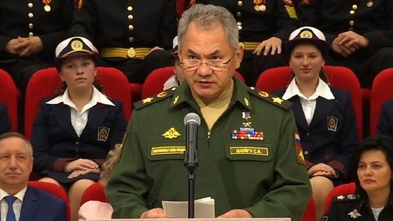 Министр обороны России С. К. Шойгу.