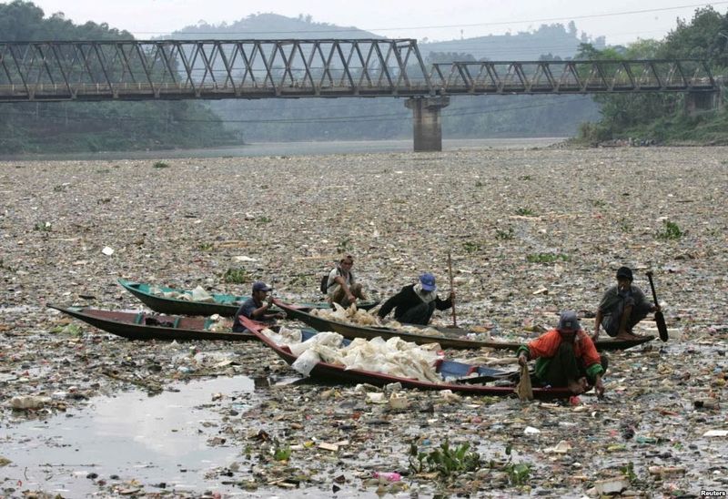 Река Цитарум загрязнение от жизнедеятельности людей.