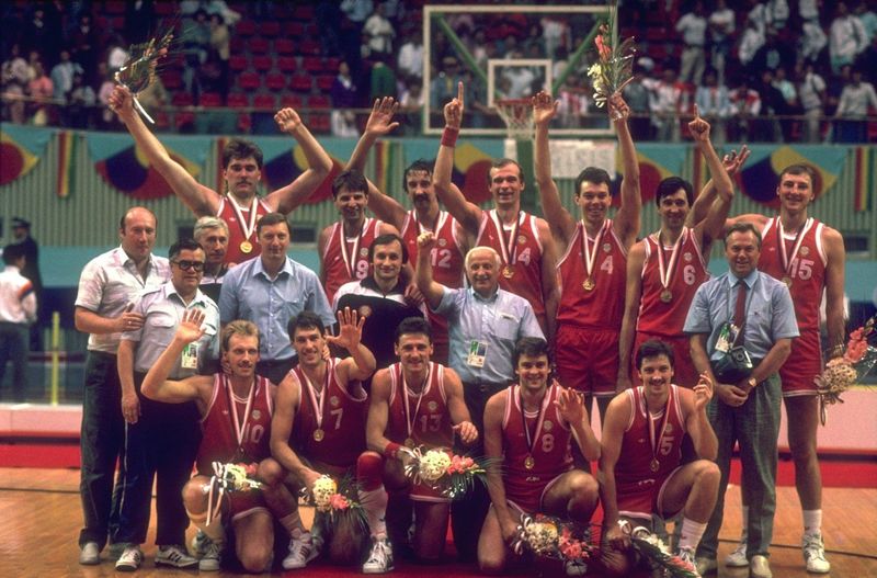 Гомельский. Сборная СССР Олимпиада 1988.