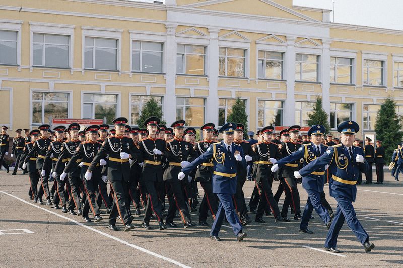 Омский кадетский военный корпус. День знаний.