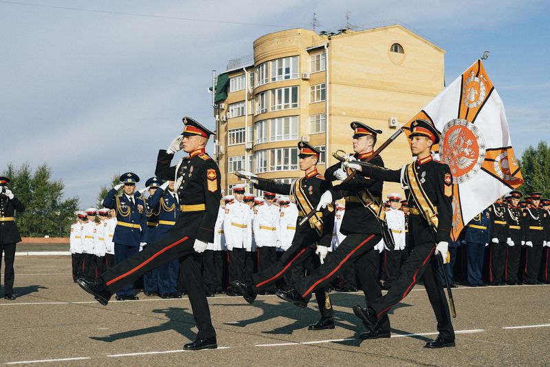 Прощание со Знаменем корпуса.