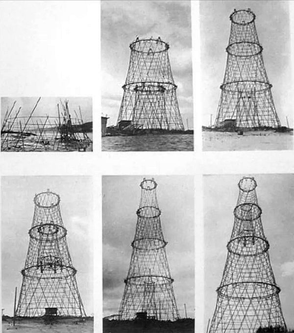 Шуховская башня. 1922 год.