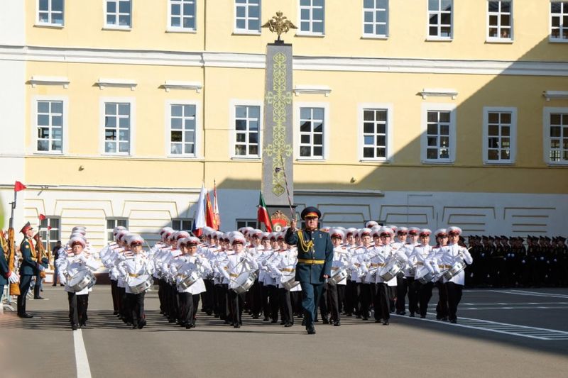 Казанское Суворовское. Военный оркестр.