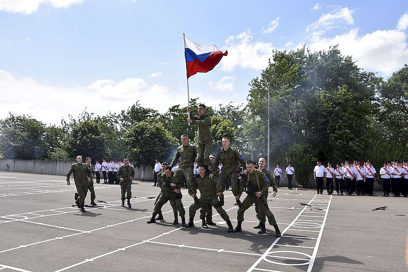 Кропоткинский казачий кадетский корпус. Показательные выступления с элементами рукопашного боя.