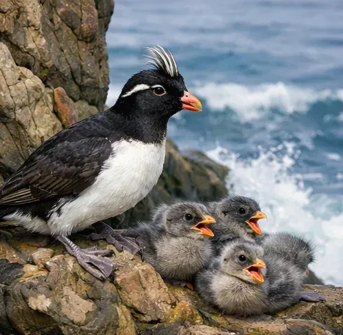 Птенцы Хохлатого старика