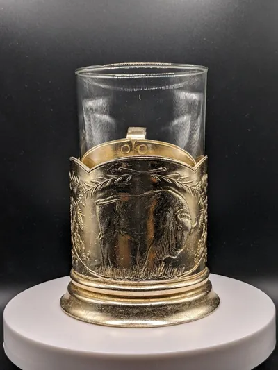 Алюминиевый подстаканник «Зубр»