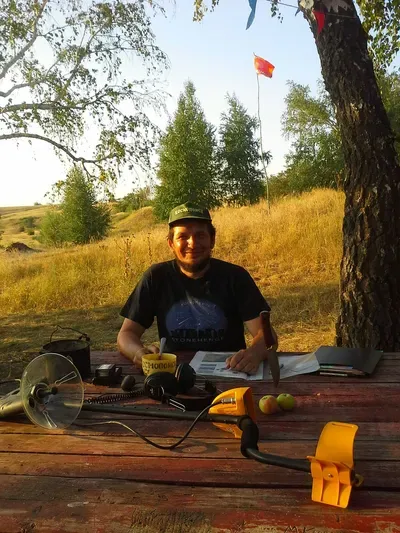 Вадим Чернобров в одной из экспедиций.