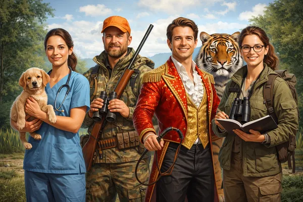 Специалист, который обучает животных цирковым трюкам?