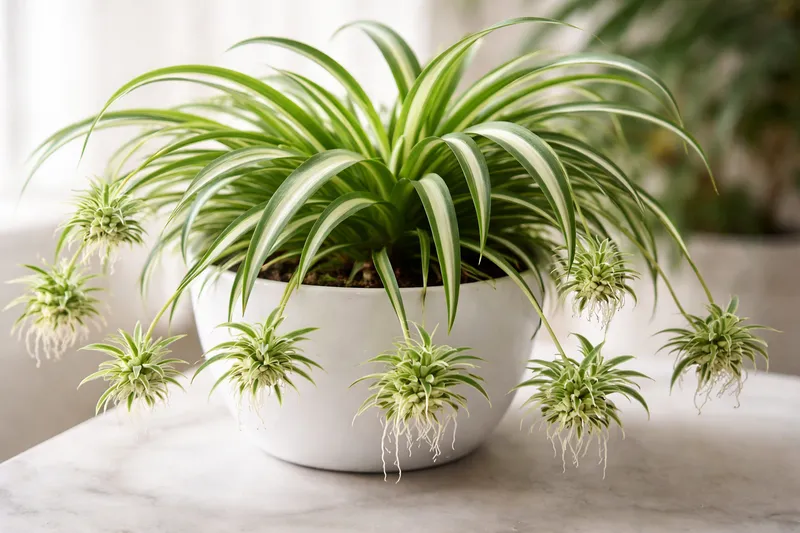 Хлорофитум с «детками».