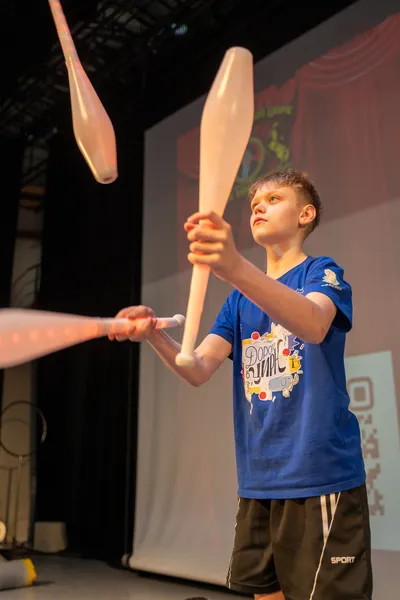 Жонглирование, тренировка