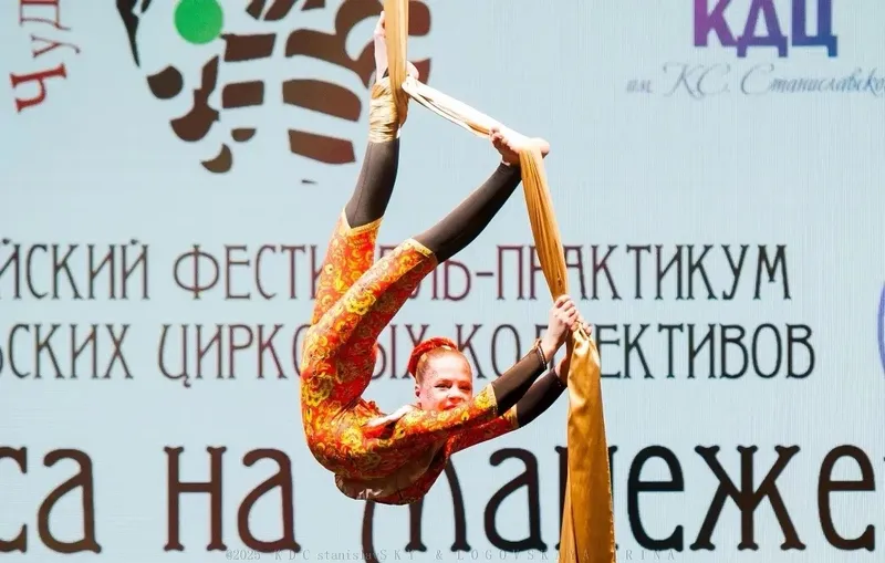 Алина Дудник — воздушная гимнастка