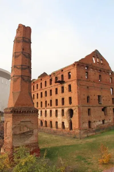 Руины мельницы Гергардта. Сталинград.