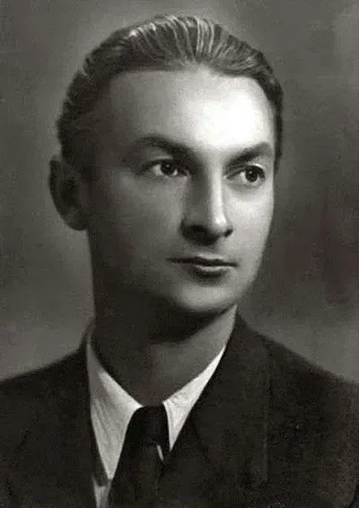 Георгий Вицин в молодости.