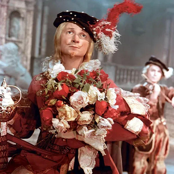 Вицин в роли сэра Эндрю в «Двенадцатой ночи»