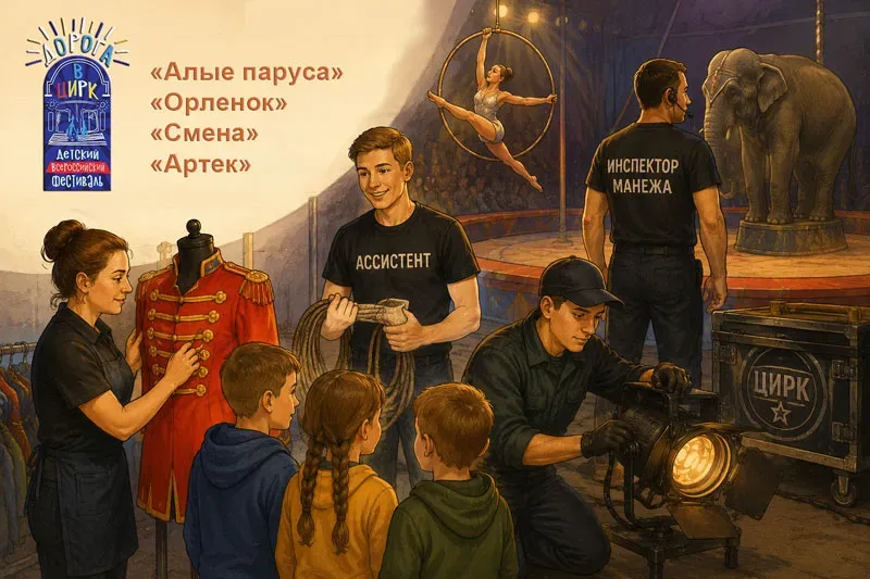 знакомство с рабочими профессиями цирка
